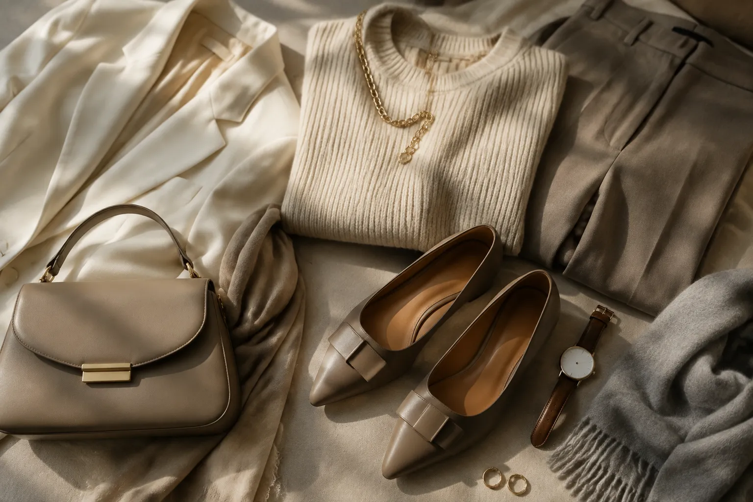 A Arte dos Neutros: Combinações Criativas para Looks de Luxo