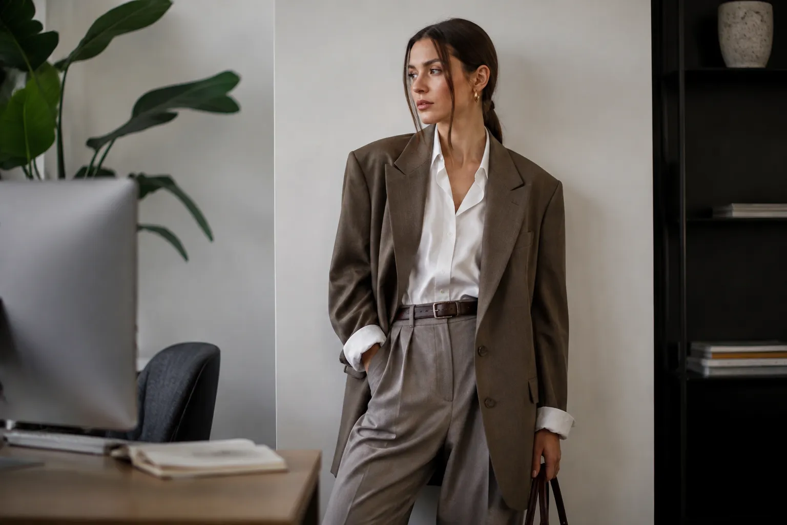 Alfaiataria oversized no escritório: 7 truques de styling para acertar