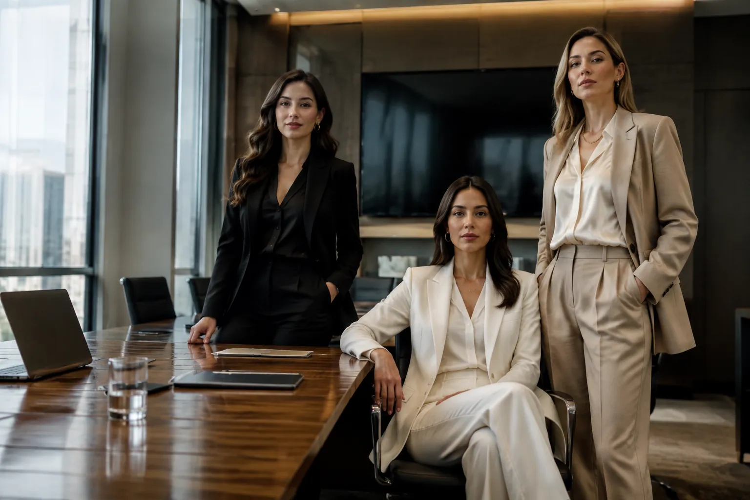 Conquiste a Sala de Reunião: 3 Looks de Luxo Para Executivas Modernas