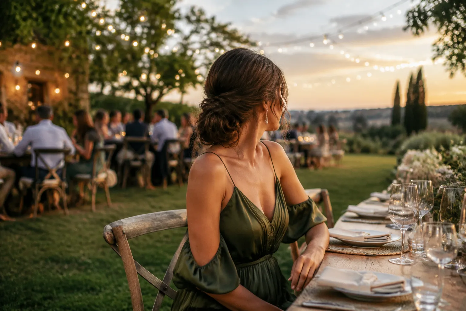 Convidada De Casamento No Campo: Elegância Do Dia Para A Noite