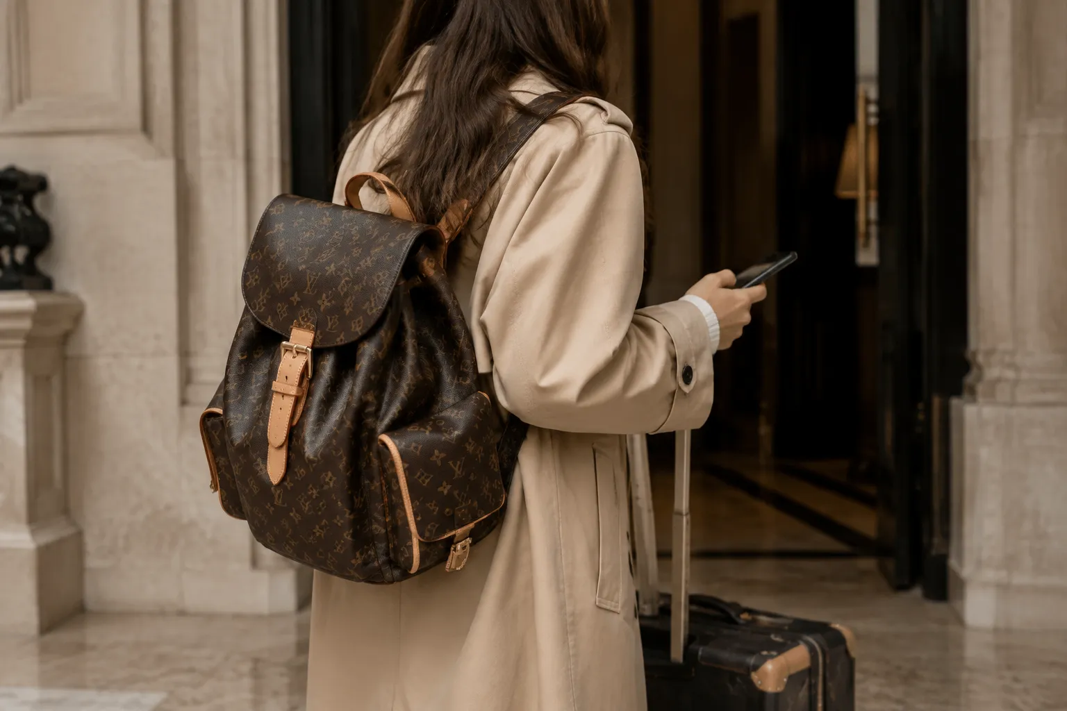Mochila de luxo: o companheiro de viagem que une função e status