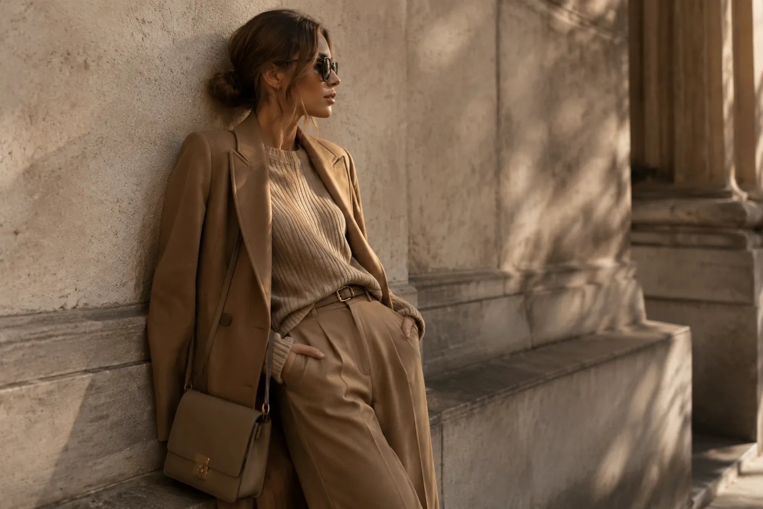 Monocromático Terroso: A Fórmula Para um Look de Luxo Sem Esforço