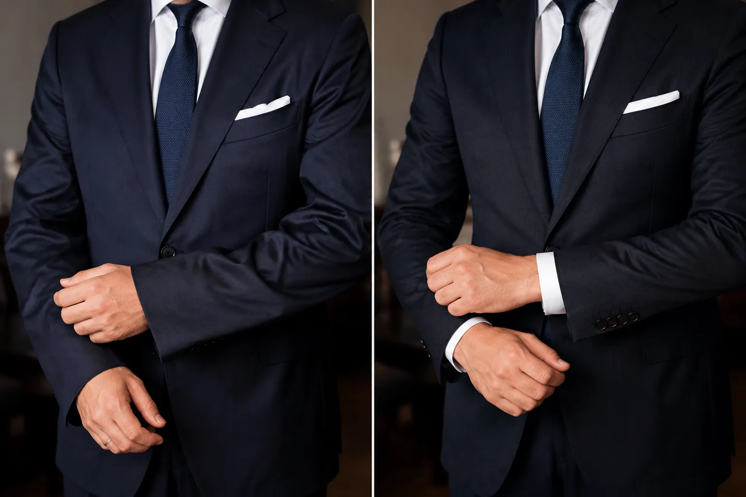 O comprimento da manga do terno: o detalhe que separa o elegante do desleixado