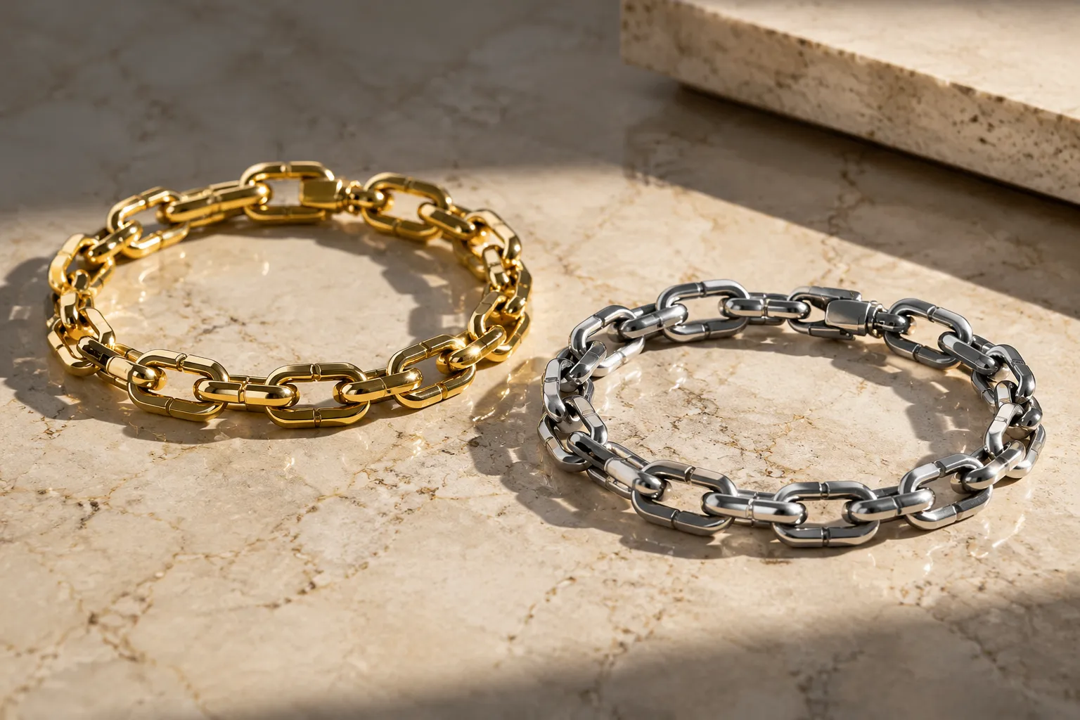Ouro vs. aço: qual pulseira combina mais com a sua rotina?