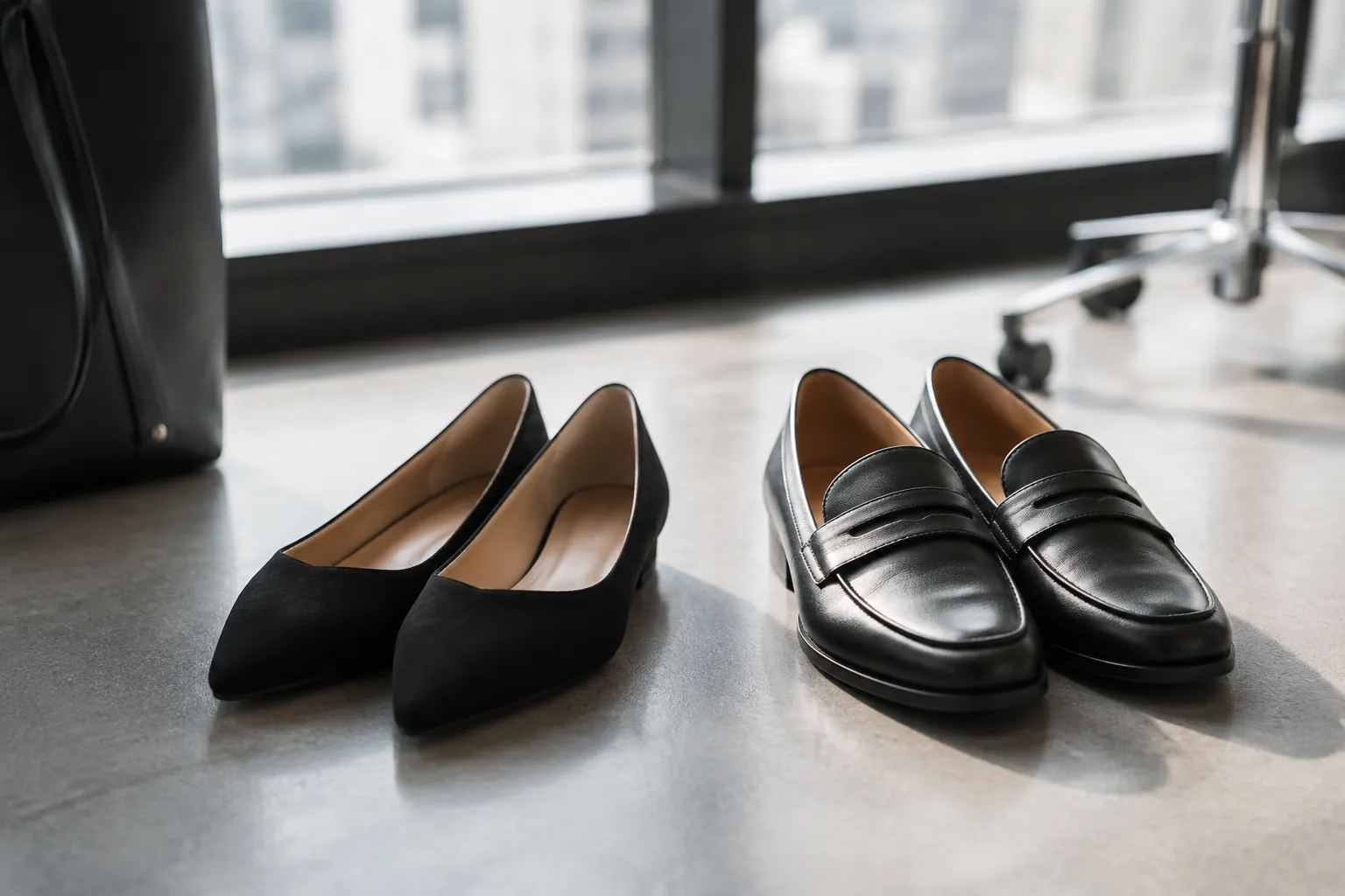 Sapatilha De Bico Fino X Mocassim: Duelo De Conforto Para O Trabalho