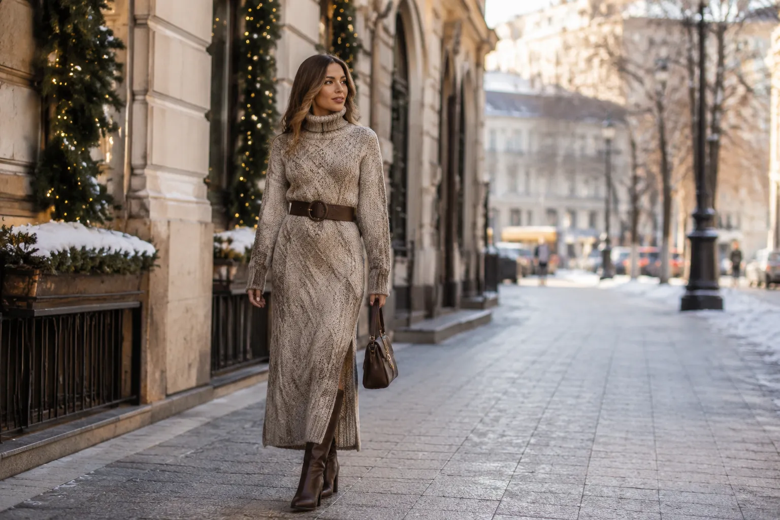 Vestido de Tricô no Inverno: 4 Looks que Aquecem com Charme e Sofisticação